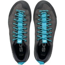 Scarpa Gecko Approach Shoes - Shark/azure -Scarpa scarpa 72602 gecko shark azure 06 984822
