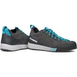 Scarpa Gecko Approach Shoes - Shark/azure -Scarpa scarpa 72602 gecko shark azure 07 984823