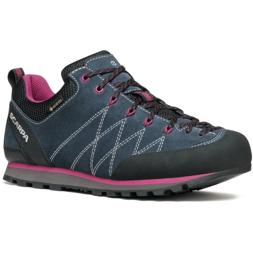 Scarpa Crux GTX Women's Approach Shoes - Ombre Blue/cherry 3 Scarpa Crux GTX Women's Approach Shoes - Ombre Blue/cherry
