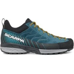 Scarpa Mescalito GTX Approach Shoes - Petrol -Scarpa scarpa mescalito gtx approach shoes petrol 3 1131103