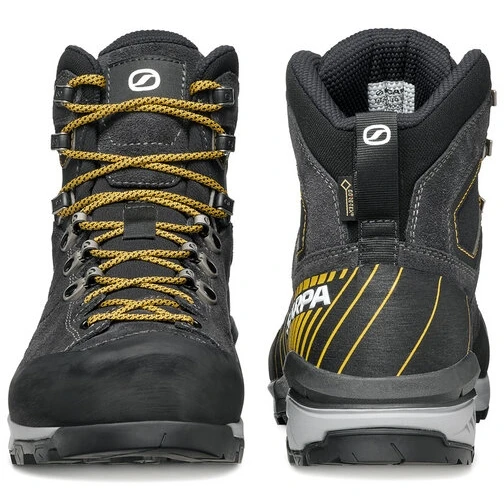 Scarpa Mescalito TRK GTX Trekking Shoes - Dark Anthracite/mustard 5 Scarpa Mescalito TRK GTX Trekking Shoes - Dark Anthracite/mustard - Image 3