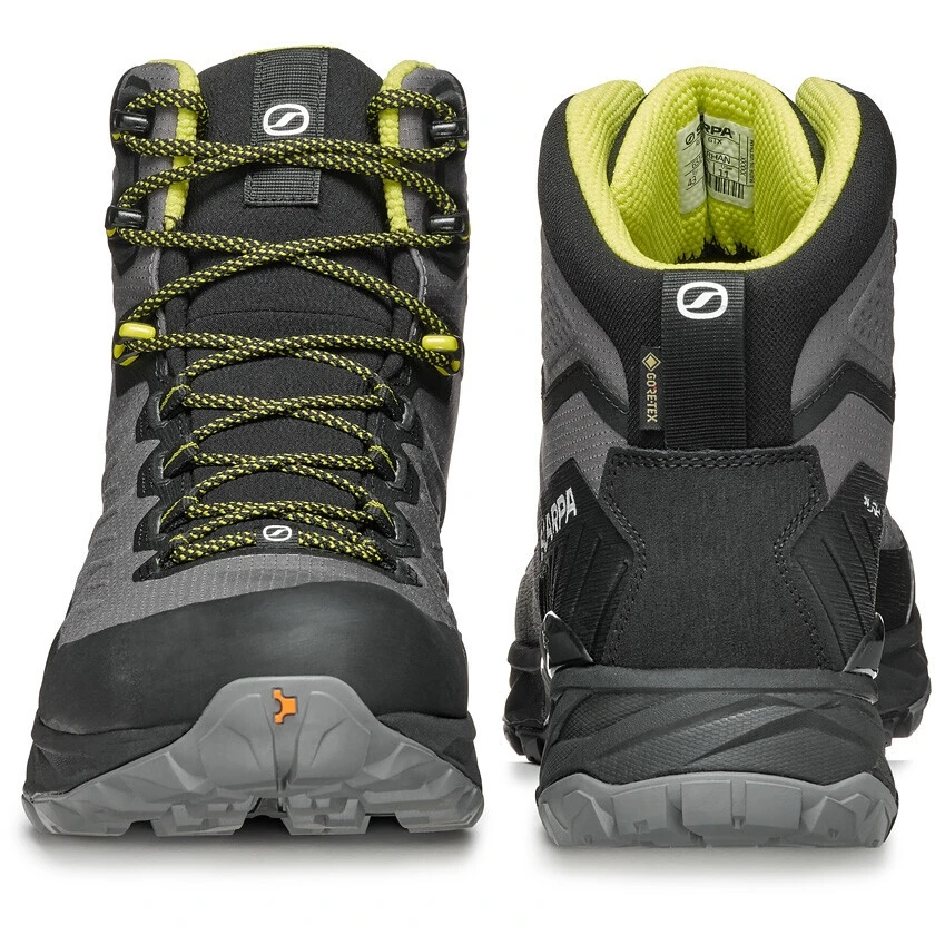 Scarpa Rush TRK LT GTX Hiking Shoes - Gray/lime 7 Scarpa Rush TRK LT GTX Hiking Shoes - Gray/lime - Image 5