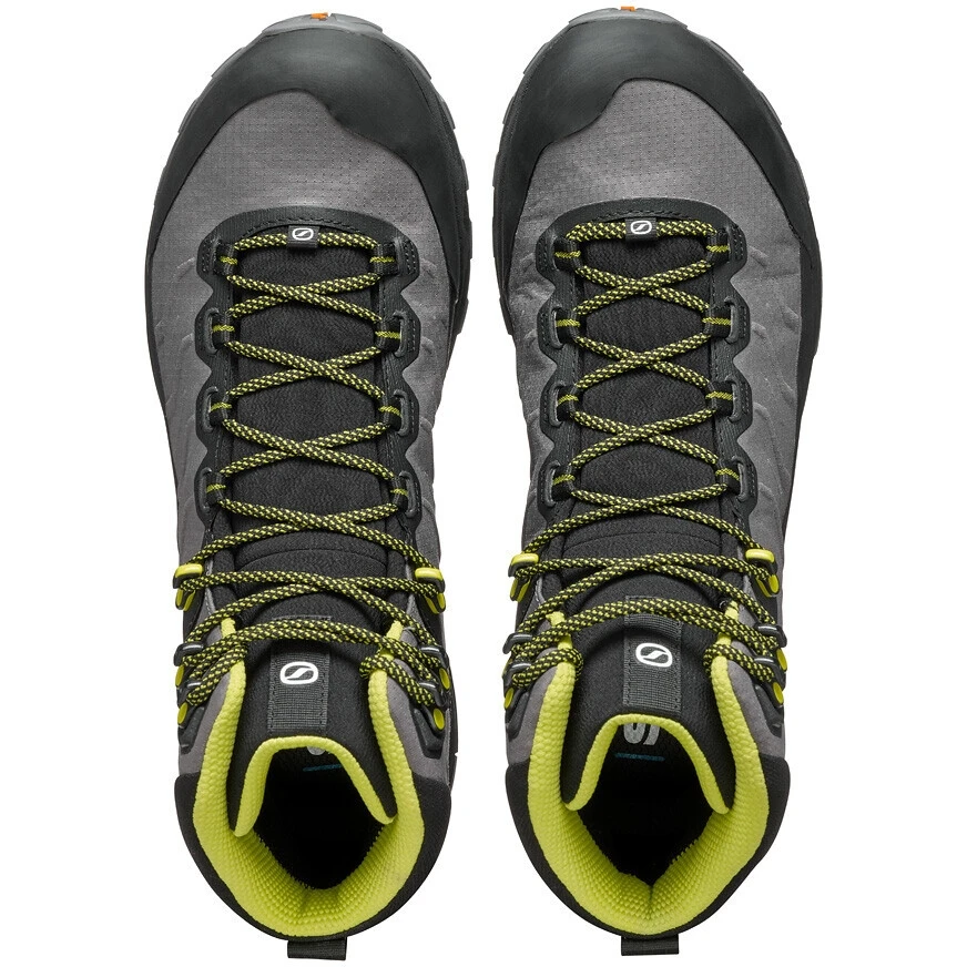 Scarpa Rush TRK LT GTX Hiking Shoes - Gray/lime 5 Scarpa Rush TRK LT GTX Hiking Shoes - Gray/lime - Image 3