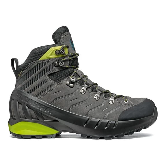 Scarpa Cyclone-S Grey Green GORE-TEX Boots 4 Scarpa Cyclone-S Grey Green GORE-TEX Boots - Image 2
