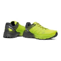 Scarpa Spin Ultra Trail Running Shoes Black Lime Green -Scarpa scr 33072 350lim 006