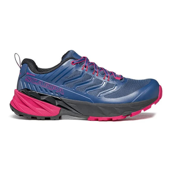 Scarpa Rush GORE-TEX Trail Running Shoes Blue Pink Women 4 Scarpa Rush GORE-TEX Trail Running Shoes Blue Pink Women - Image 2