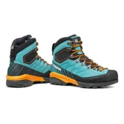 Scarpa Mescalito TRK GORE-TEX Boots Sky Blue Orange Black Women 10 Scarpa Mescalito TRK GORE-TEX Boots Sky Blue Orange Black Women -Scarpa scr 61050 202 1 003