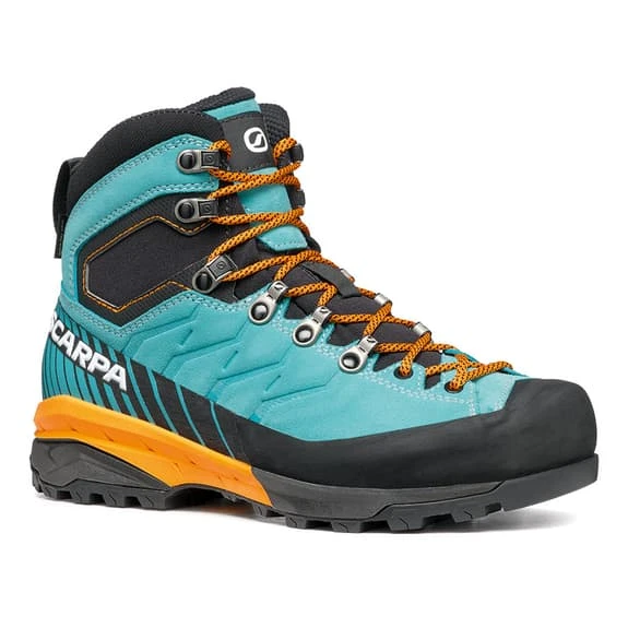 Scarpa Mescalito TRK GORE-TEX Boots Sky Blue Orange Black Women 6 Scarpa Mescalito TRK GORE-TEX Boots Sky Blue Orange Black Women - Image 4