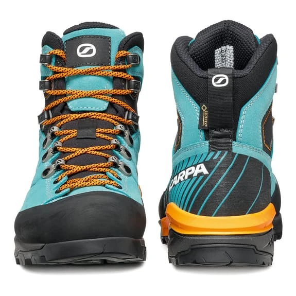 Scarpa Mescalito TRK GORE-TEX Boots Sky Blue Orange Black Women 7 Scarpa Mescalito TRK GORE-TEX Boots Sky Blue Orange Black Women - Image 5