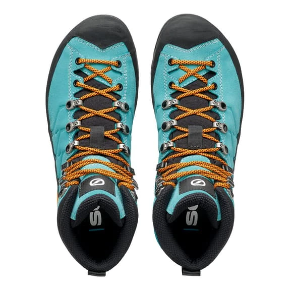 Scarpa Mescalito TRK GORE-TEX Boots Sky Blue Orange Black Women 8 Scarpa Mescalito TRK GORE-TEX Boots Sky Blue Orange Black Women - Image 6