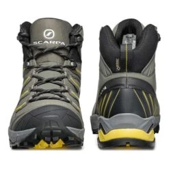 Scarpa Maverick Mid GORE-TEX Boots Green Yellow 11 Scarpa Maverick Mid GORE-TEX Boots Green Yellow -Scarpa scr 63090 200 4 004