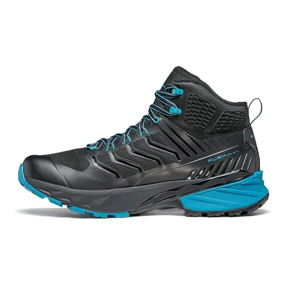 Scarpa Rush Mid GORE-TEX Boots Black Blue 5 Scarpa Rush Mid GORE-TEX Boots Black Blue - Image 3
