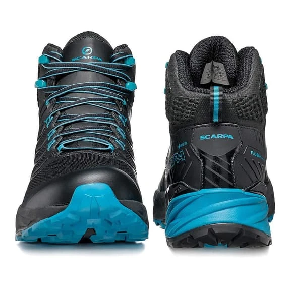Scarpa Rush Mid GORE-TEX Boots Black Blue 6 Scarpa Rush Mid GORE-TEX Boots Black Blue - Image 4
