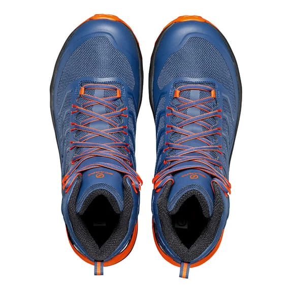 Scarpa Rush Mid GORE-TEX Boots Blue Orange Black 5 Scarpa Rush Mid GORE-TEX Boots Blue Orange Black - Image 3