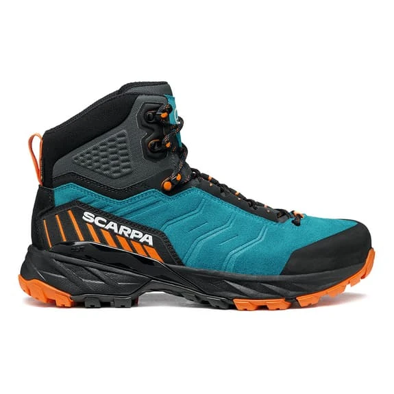 Scarpa Rush TRK GORE-TEX Boots Blue Orange 4 Scarpa Rush TRK GORE-TEX Boots Blue Orange - Image 2