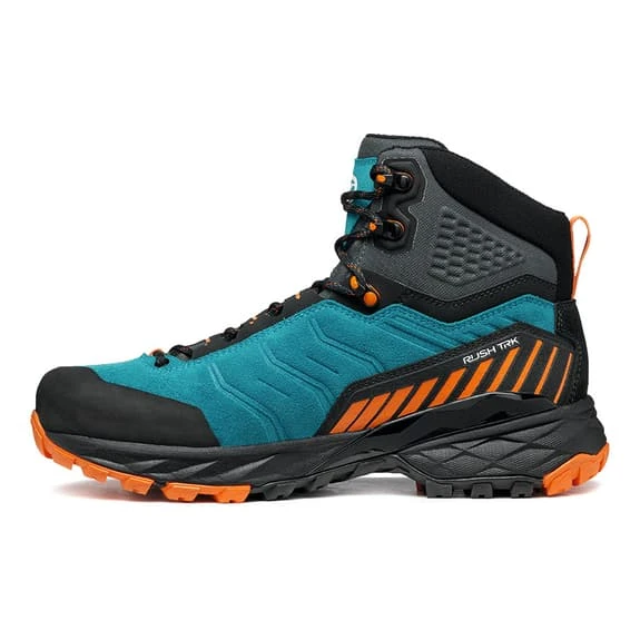 Scarpa Rush TRK GORE-TEX Boots Blue Orange 5 Scarpa Rush TRK GORE-TEX Boots Blue Orange - Image 3