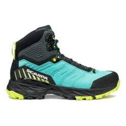 Scarpa Rush TRK GORE-TEX Boots Blue Lime Green Women -Scarpa scr 63140 202 1 002