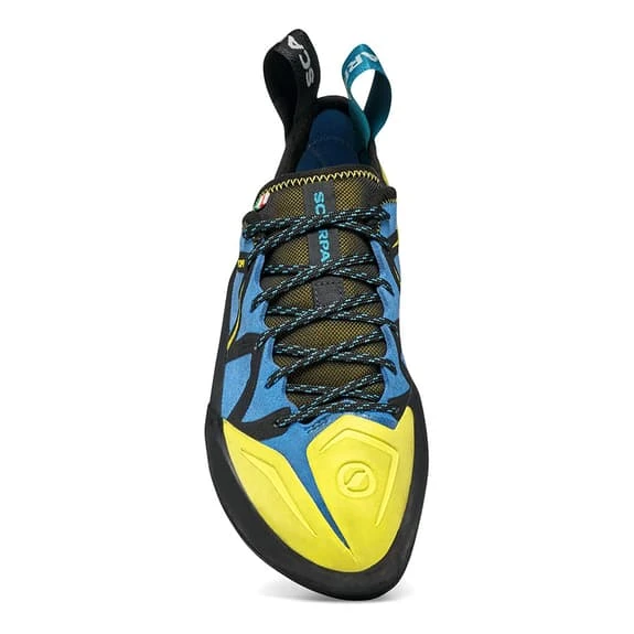 Scarpa Vapor Climbing Shoes Blue Yellow 5 Scarpa Vapor Climbing Shoes Blue Yellow - Image 3