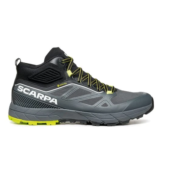 Scarpa Rapid Mid GORE-TEX Shoes Lime Green Grey 3 Scarpa Rapid Mid GORE-TEX Shoes Lime Green Grey